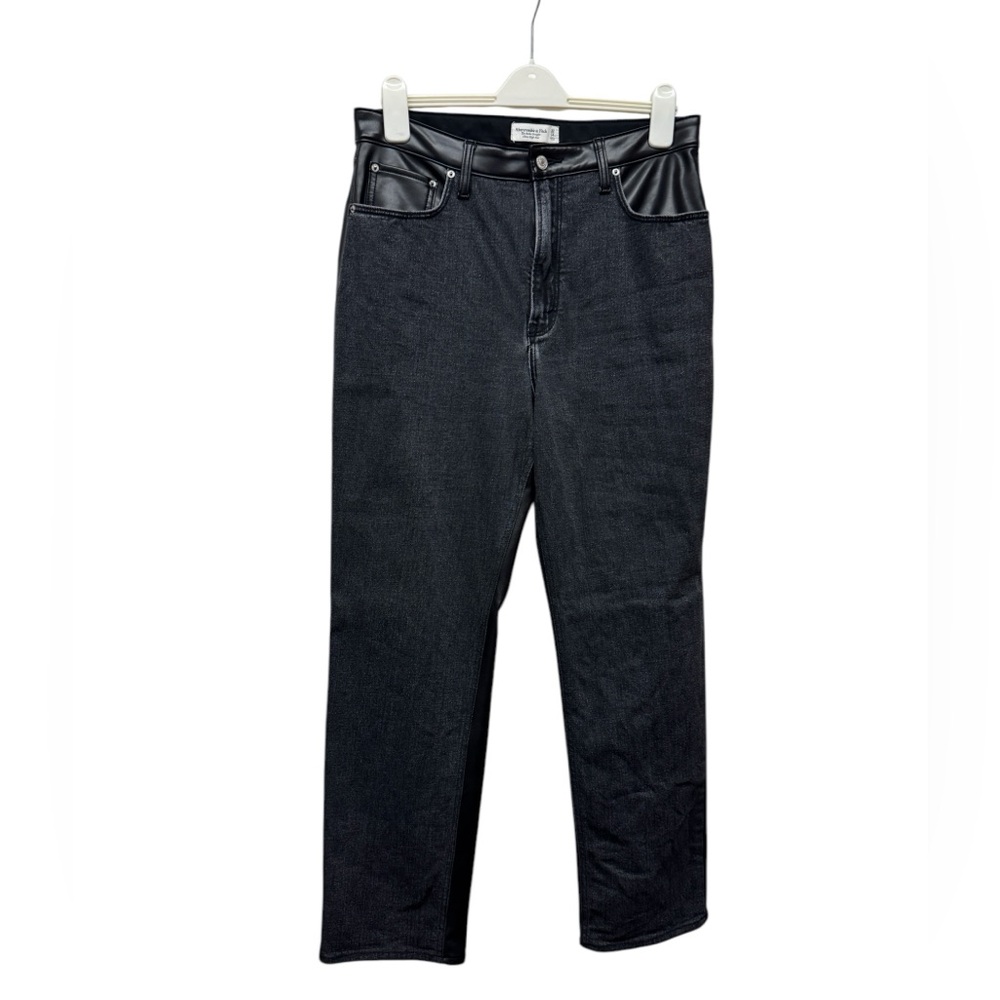 Abercrombie The Ankle Straight Ultra High Rise 32 14 XL